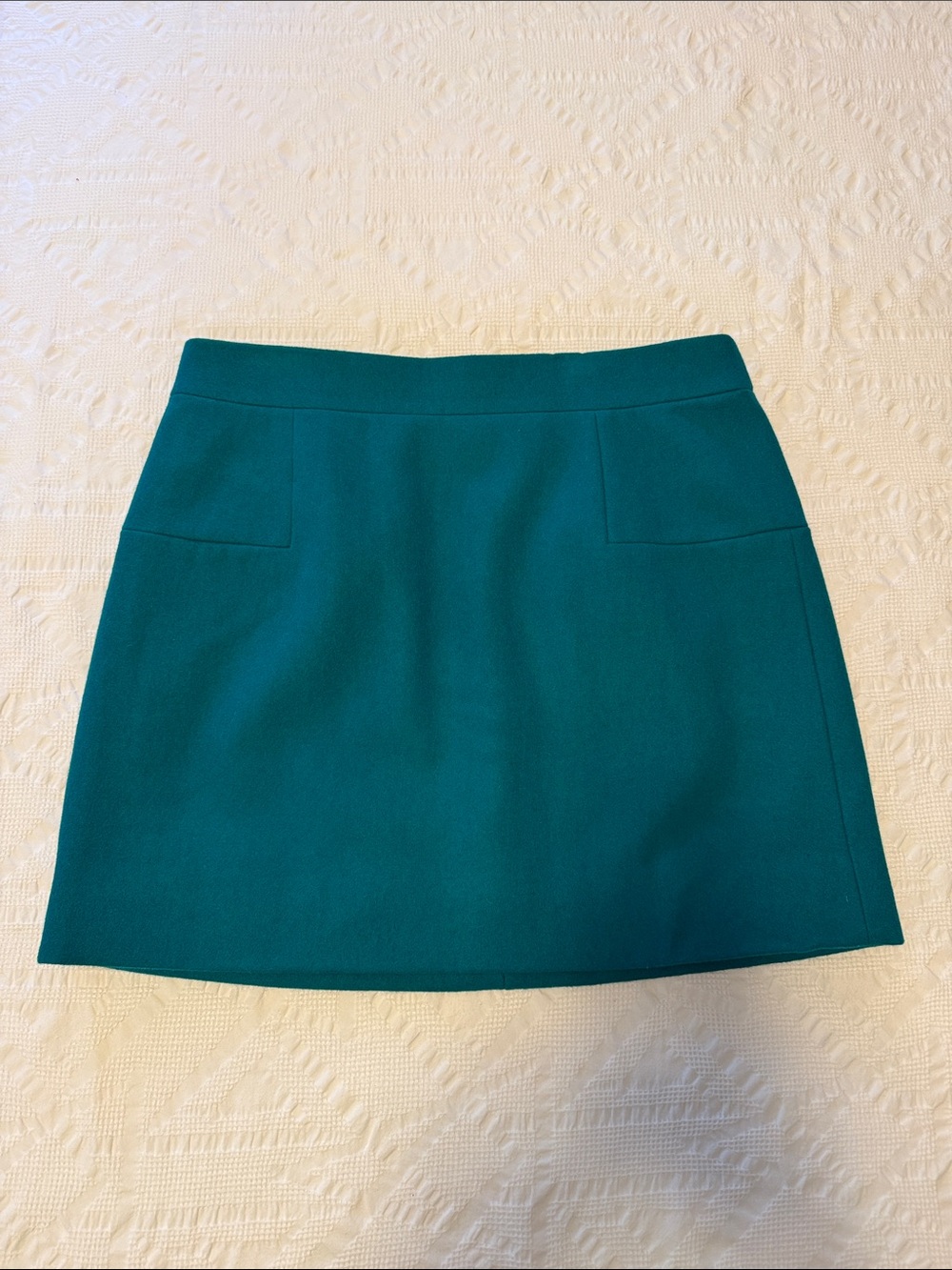 J. Crew Teal Mini Skirt